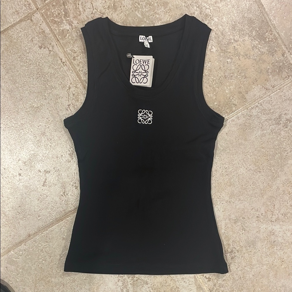Loewe black tank top size M Nwt